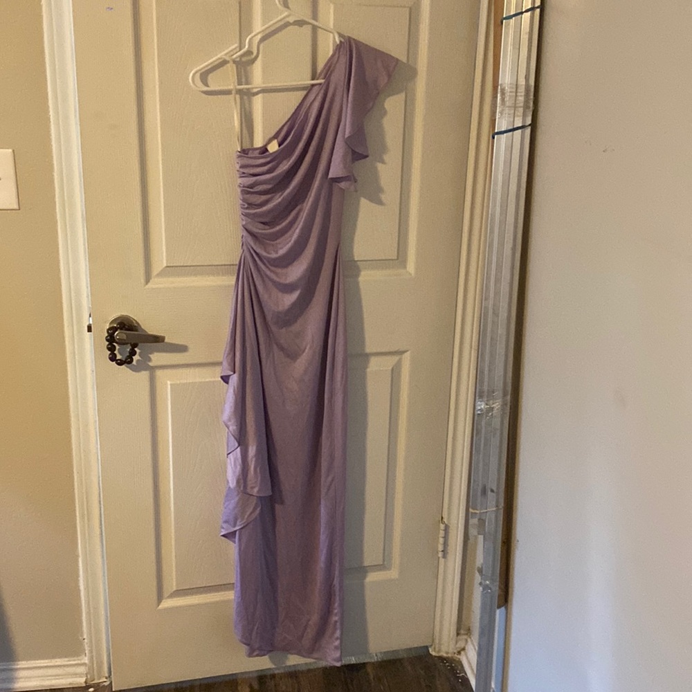 Vintage 90s pastel purple cocktail dress